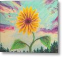 Berry Sunflower - Metal Print Online Hot Sale