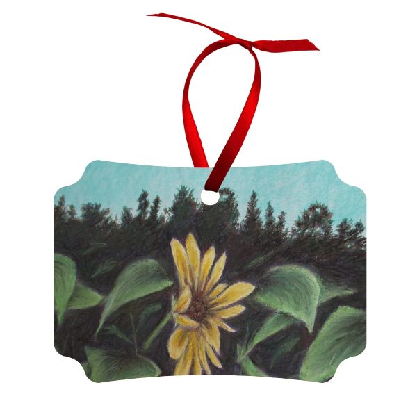 Flower Hour ~ Wood Ornament Online now