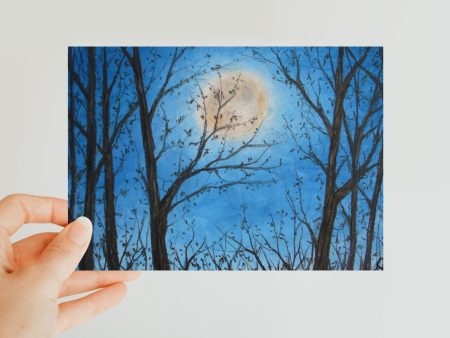 Wood Night Light ~  Postcard Hot on Sale