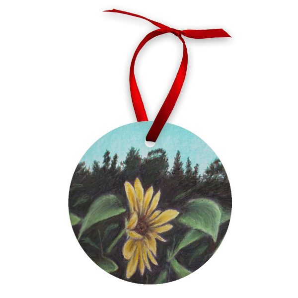 Flower Hour ~ Wood Ornament Online now