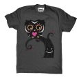 The Night Owl Men Grey Tshirt Sale