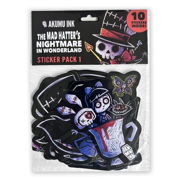 Mad Hatter s Nightmare Sticker Pack 1 on Sale