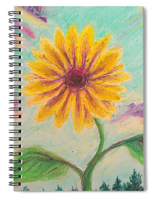 Berry Sunflower - Spiral Notebook Online Sale