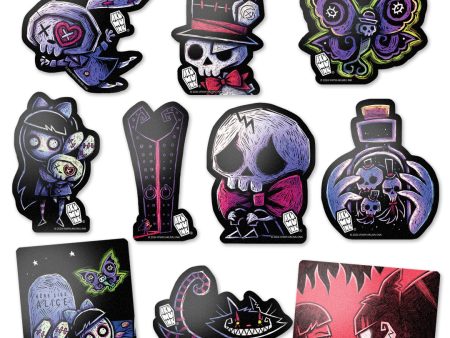 Mad Hatter s Nightmare Sticker Pack 2 Supply