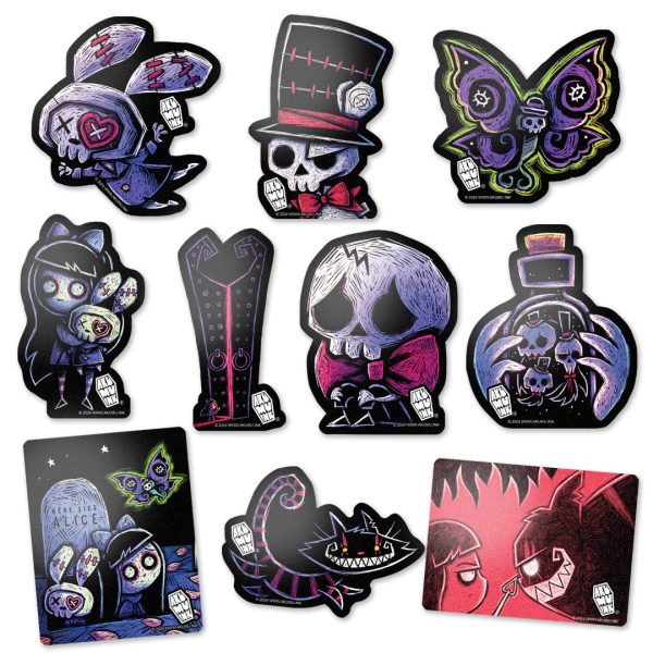 Mad Hatter s Nightmare Sticker Pack 2 Supply