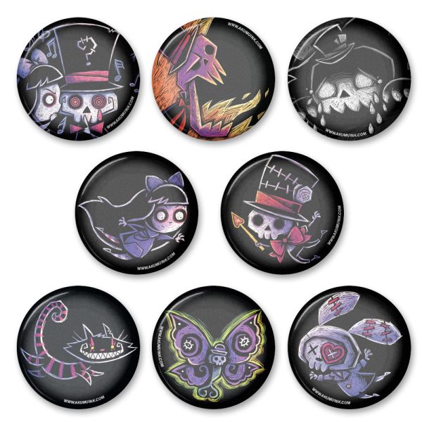 Mad Hatters s Nightmare Pin Pack Online Sale