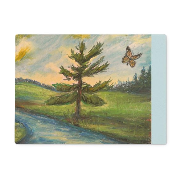 Buttered Sunset ~ Glass Chopping Board Sale