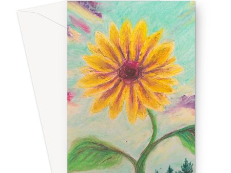 Berry Sunflower ~ Greeting Card Online now