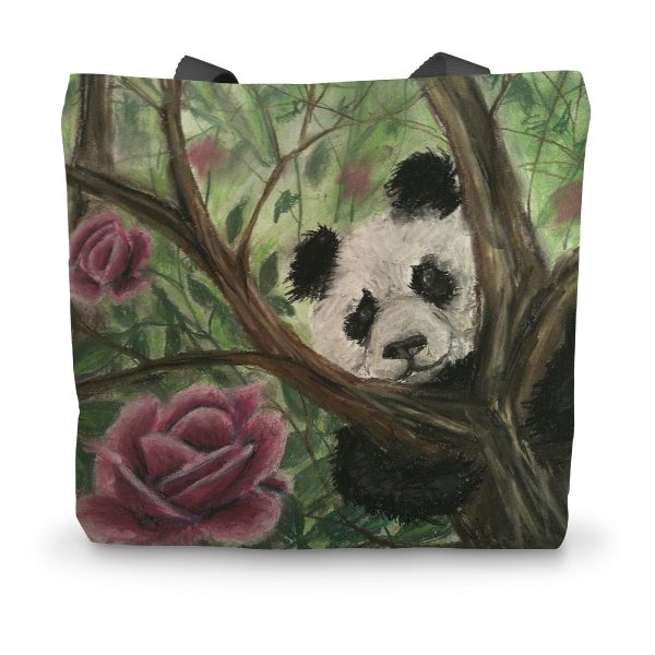 Hiding in Beauty Canvas Tote Bag Fashion