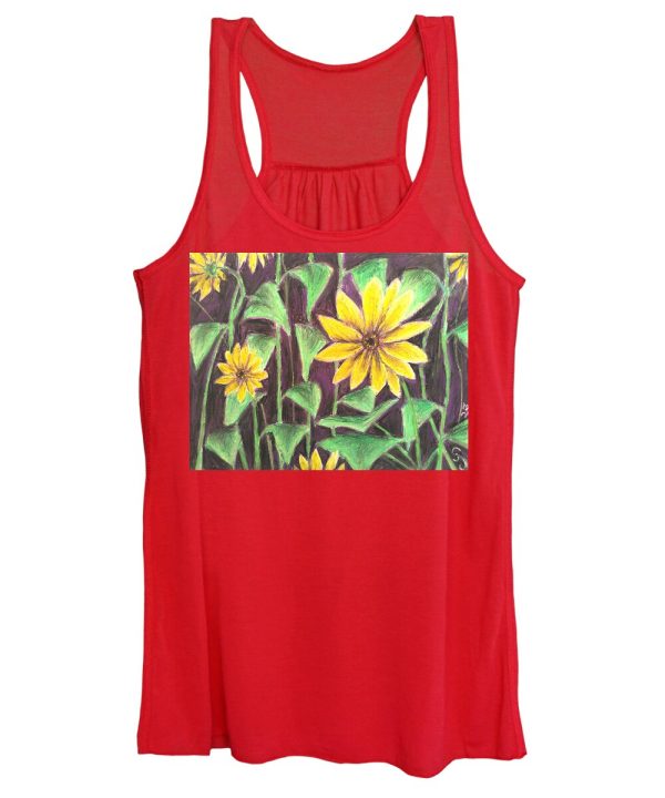 Nights of Sunflowers - Women s Tank Top For Sale