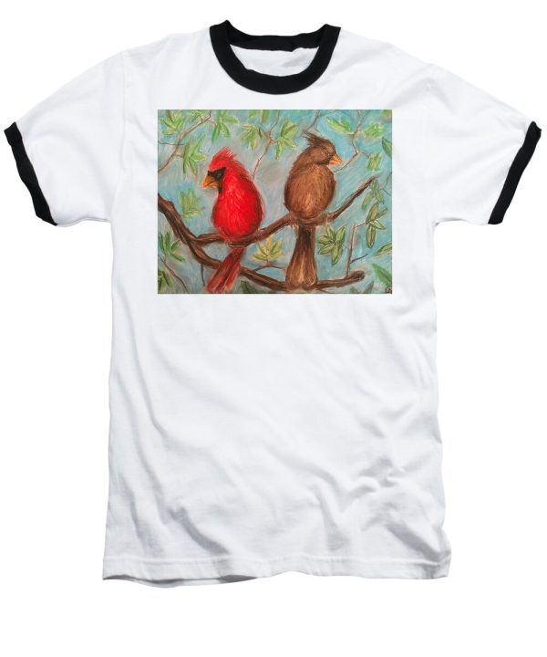 Cardinal Couple - Baseball T-Shirt For Cheap