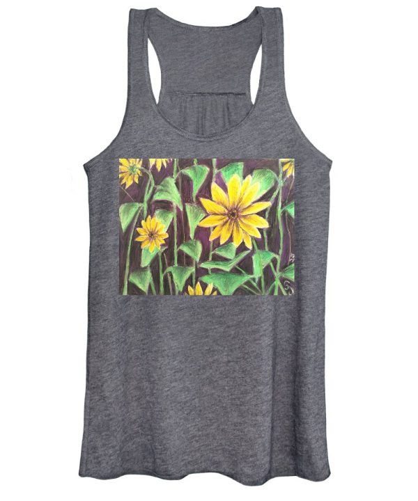 Nights of Sunflowers - Women s Tank Top For Sale