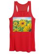 Sunflower on Rainbows - Women s Tank Top Cheap