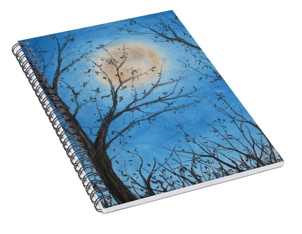 Wood Night Light ~ Spiral Notebook For Sale