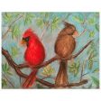 Cardinal Couple Sticker on Sale