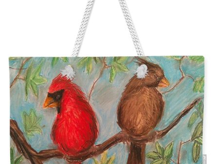 Cardinal Couple - Weekender Tote Bag Discount