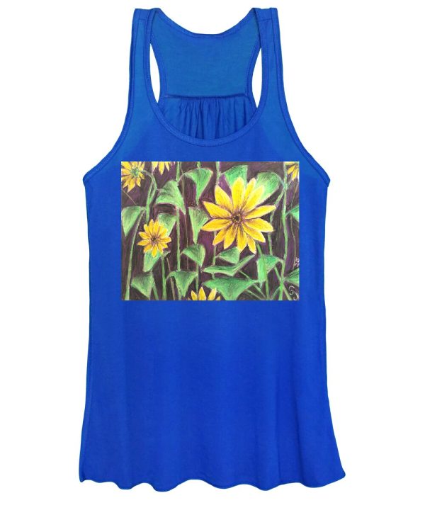 Nights of Sunflowers - Women s Tank Top For Sale