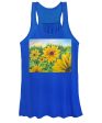 Sunflower on Rainbows - Women s Tank Top Cheap